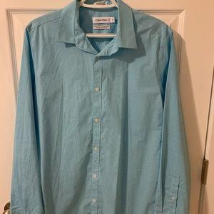 Calvin Klein Blue Button Down